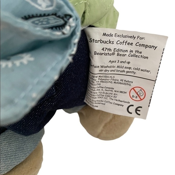 Starbucks | Vintage 2006 Collectible Bearista Bear Plush 47th Edition NW… - Picture 5 of 7